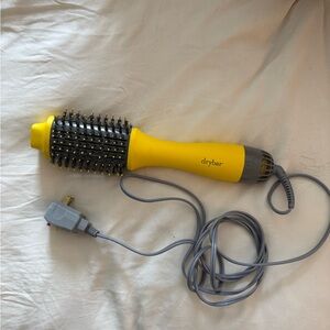 Drybar Vibrant Yellow and Gray Blow-Dryer Brush